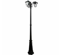 1 pz Pole Lamp 3XE27 1990mm IP44 Black