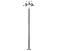 Lámpara De Jardín De Acero Inoxidable H220Cm Blanca