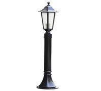 Lámpara de Jardín de Estilo Europeo para Exteriores, E27, Impermeable, Resistente a la Lluvia, para Paisaje, Calle, Césped, Poste, Luces de Poste, Pilar Vintage, Lámpara de Aluminio, Metal, Lámpara de