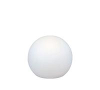 Lámpara De Jardín Esférica Con Cable Enchufe Blanca IP65 E27 LED 6500 K Ø 50 Cm