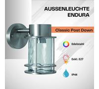 Lámpara De Jardín Ledvance Endura Classic De Acero Inoxidable