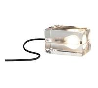 Design House Stockholm Lámpara de mesa Block Lamp cable negro