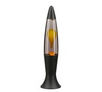 Lámpara de Lava Negro Gris Amarillo Retro 40 CM Alto ROXY Tischleuchte