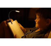 Lámpara de lectura con 9 modos de iluminación: 4 unidades / Negro y blanco