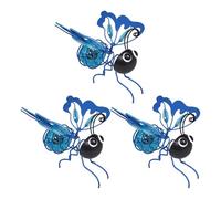 Lámpara de lectura con clip para niños, luces solares para exteriores, luz solar colgante de jardín, luz LED de simulación diseñada para decoración de jardín, IP65, luces solares para patio (3