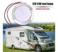 Lámpara de lectura LED de 18 W IP65, resistente al agua, 12 V, 24 V, para techo de caravana, RV, marina,