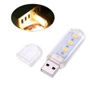 Lámpara de lectura USB KALLORY con 3 LED