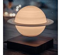 Lámpara de levitación magnética Saturno Luz de noche LED Lámpara flotante de impresión 3D Lampara giratoria de 360 ° Lámpara de escritorio global para sala de estar Decoración de dormitorio
