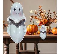 Lámpara de libro de lectura fantasma, luz nocturna de fantasmas de Halloween, luz nocturna de fantasmas iluminada, decoración de Halloween, lámpara de Halloween para decoración del hogar