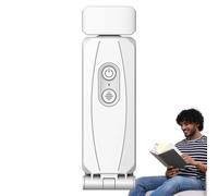 Lámpara de libro para en la cama, luz de libro con clip recargable - Lámparas de lectura LED con clip - Luz de libro recargable USB para lectura nocturna que cuida los ojos, amantes de los libros, niñ