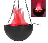 Lámpara de Llama Artificial 3D, Luz Colgante Decorativa, Fuego Falso, Accesorio para Fiesta de Halloween