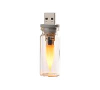 Lámpara de llama USB para coche, enchufe interior, accesorio de efecto