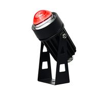 Lámpara de luces de haz de iluminación de paisaje al aire libre resistente a la intemperie del foco LED, rojo