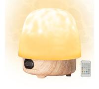 Lámpara de luna genérica, Bedside Night Light, 4,33 x 4 x 33 x 4,92 pulgadas Wireless Speaker, ajustable Brightness with Remote, regulable Lighting for Kids, Bedroom, Nursery, Dorm, Desk, Travel and