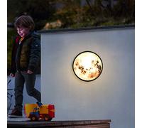 Lámpara de Luna LED Aplique de Pared Regulable Con Mando a Distancia - Para Niños, Con Interruptor y Enchufe - Moderna Interior y de Noche