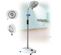 Lámpara de luz for examen quirúrgico for cirugía menor for pacientes ambulatorios, luz de piso sin sombras de 9 LED, brillo ajustable continuo, for odontología, ginecología(Single Light)