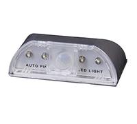 Lámpara de luz infrarroja inalámbrica con sensor de movimiento para puerta de 4 LED PIR