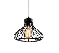 Lámpara de luz Lámpara Colgante Industrial Retro Personalidad Lámpara de araña Minimalista 40 W Pueblo Europeo y Americano Edison Lámpara de Techo de Hierro Forjado Ático Bar Linterna de Techo 1 Base