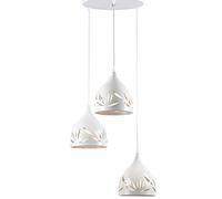 Lámpara de luz Lámpara de araña de Hierro Forjado Lámpara de Restaurante Hueca Lámpara de Techo 3 lámparas, lámparas Modernas y Simples de bajo Consumo, Luces de suspensión Lámpara de Sala de Estar