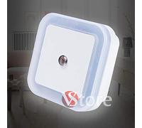 Lámpara de luz LED nocturna mini de noche oscuridad seguridad para niños interruptor