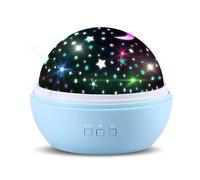 Lámpara de luz nocturna con proyector de cielo estrellado SP-1i con función de rotación de 360 grados, proyección