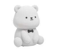 Lámpara de luz nocturna de oso - Lámpara táctil de cabecera ajustable de silicona | Cartoon Bear Light Atmosphere Night Light Timing Sleep Light Soft Light para niños Adultos Decoración de la noche de