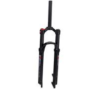 Lámpara de luz para Bicicletas de montaña de 26/27,5/29 Pulgadas, Horquilla de suspensión, Freno de Disco, Recorrido QR de 9 mm, Horquilla de Aire de 100 mm 1-1/8 Pulgadas, Ultraligera, Delantera, 16