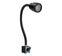 Lámpara de máquina con base magnética, 220 V, LED, 5 W, flexible, resistente al agua, luz de brazo de 120 lm, con base magnética para manualidades, CNC, banco de trabajo