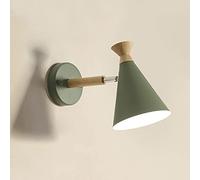 Lámpara de matrícula de Madera de Sombra de Metal nórdica, Luces de Pared Modernas lámparas de Lectura para la Sala de Estar de la Cama de la Cama Biblioteca de oficinas en Interiores