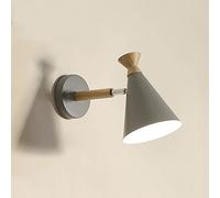 Lámpara de matrícula de Madera de Sombra de Metal nórdica, Luces de Pared Modernas lámparas de Lectura para la Sala de Estar de la Cama de la Cama Biblioteca de oficinas en Interiores