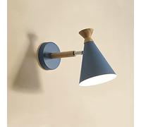 Lámpara de matrícula de Madera de Sombra de Metal nórdica, Luces de Pared Modernas lámparas de Lectura para la Sala de Estar de la Cama de la Cama Biblioteca de oficinas en Interiores
