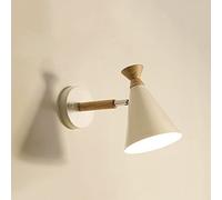 Lámpara de matrícula de Madera de Sombra de Metal nórdica, Luces de Pared Modernas lámparas de Lectura para la Sala de Estar de la Cama de la Cama Biblioteca de oficinas en Interiores