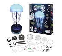 Lámpara de Medusa para Construir - Kit DIY con Engranajes - Luz LED de 6 Colores, Movimiento ondulante Relajante - USB Incluido - Instrucciones ilustradas Paso a Paso - a Partir de 8 años - 7084