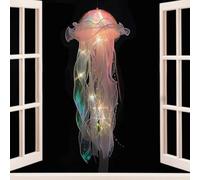 Lámpara de medusas, luz nocturna flotante colorida con 16 luces LED que cambian de color, alimentada por USB, decoración de habitación fascinante para dormitorio, fiesta, meditación e iluminación de