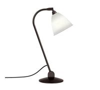 Lámpara de Mesa Bestlite BL2, Latón Negro /porcelana.