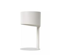 Lámpara De Mesa Blanca Dormitorio 28,5 Cm E14 Mesa De Noche