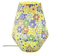 Lámpara de mesa Boho Fikus motivo 3 hecha a mano de cristal mosaico decoración