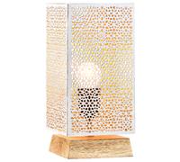 Lámpara De Mesa Boho Lámpara De Noche Lámpara Autigan Blanca