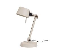 Lámpara de Mesa Bolt Corta de Un Brazo, Color Blanco Relámpago.