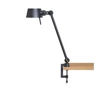 Lámpara de Mesa Bolt de Un Brazo con Clip , Color Negro Ahumado.
