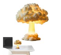 Lámpara de mesa con setas, decoración luminosa para niños | Luz nocturna estética impresa 3D para dormitorio, dormitorio, apartamento, salón, oficina, mesita de noche y estanterías