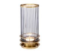 Lámpara De Mesa Con Vidrio Ahumado Y LED GX53 3000 K H: 36,4 Cm Art Déco