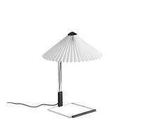 Lámpara de Mesa Cromo/Blanco 300