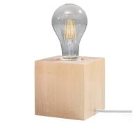 Lámpara de mesa de madera Ariz