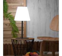 LEDKIA LIGHTING Lámpara de Mesa Exterior Solar LED de Aluminio Larso 3000K Blanco Cálido