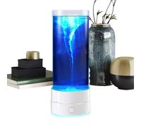 Lámpara de mesa genérica de tornado | Lámpara de mesa multicolor relajante y juguetona | Luz nocturna con tornado de agua, decoración natural, para casa, oficina, dormitorio y apartamento