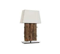 Lámpara de Mesa Home ESPRIT Hierro Madera de Teca 40 X 20 X 80 cm - Marca: Home ESPRIT - EAN: 8424002179021