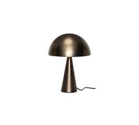 Lámpara de mesa HÜBSCH Mush Mini, latón bruñido, altura 34 cm