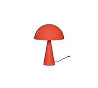 Lámpara de mesa HÜBSCH Mush Mini, rojo claro, metal, altura 25 cm