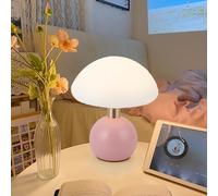 Lámpara De Mesa Inalámbrica Con Forma De Seta, Con 3 Colores Regulables